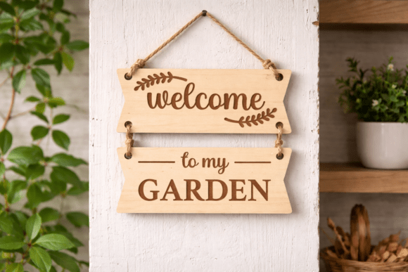 Download Welcome Wall Decor Laser Cut SVG - Wall decor Collection