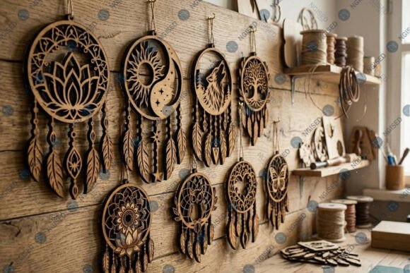 Download Dream Catcher Wall Decor Bundle SVG - Wall decor Collection