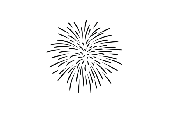 Download Fireworks Splash Silhouette New Year Svg - Silhouette Collection