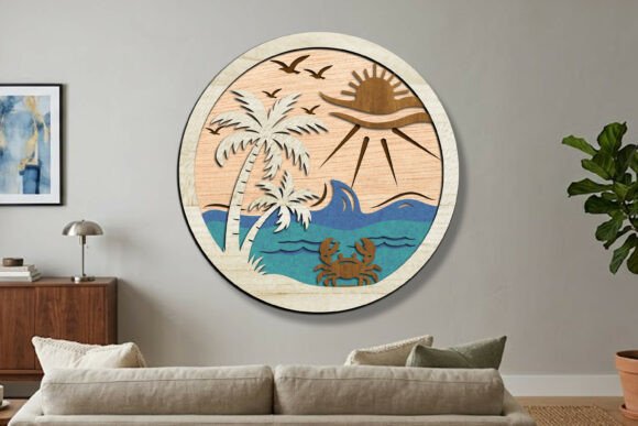 Download Layered Laser Cut 3D Wall Decor SVG - Wall decor Collection