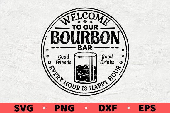 Download Bourbon Bar Welcome Sign, Wall Decor - Wall decor Collection