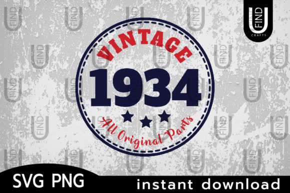 Download Vintage 1934 All Original Parts - 1934 Collection